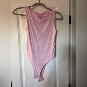 a new day pink high neck bodysuit (NEVER WORN)